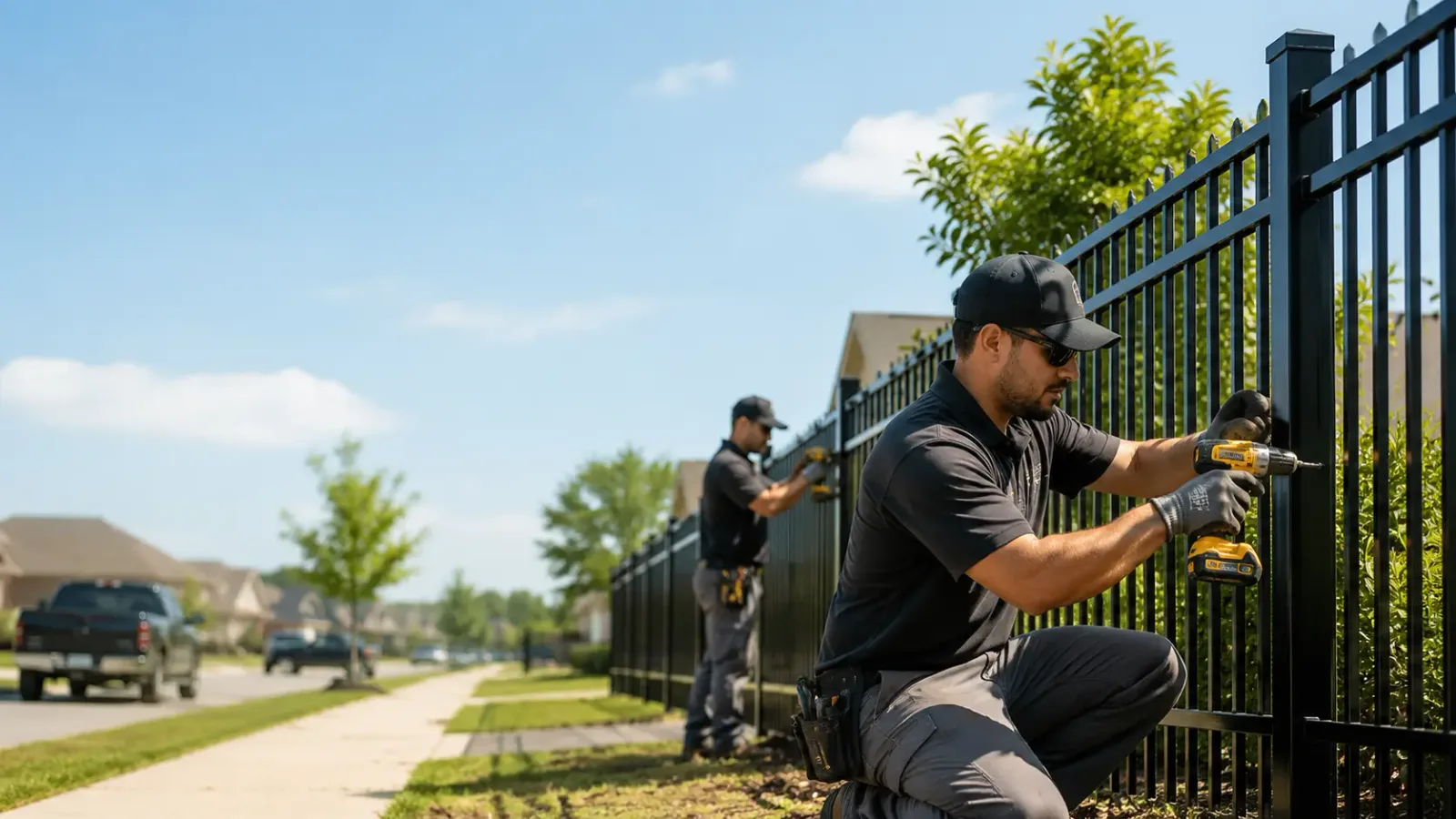Metal Fence Installation in Breckenridge, TX